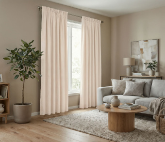 Штора Микровелюр v02 с креплением Шторная тесьма. Фото 2