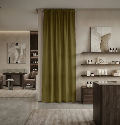 Штора Микровелюр v24 с креплением Кулиса