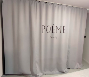 Шторы Премиум с логотипом на тесьме. Фото 3