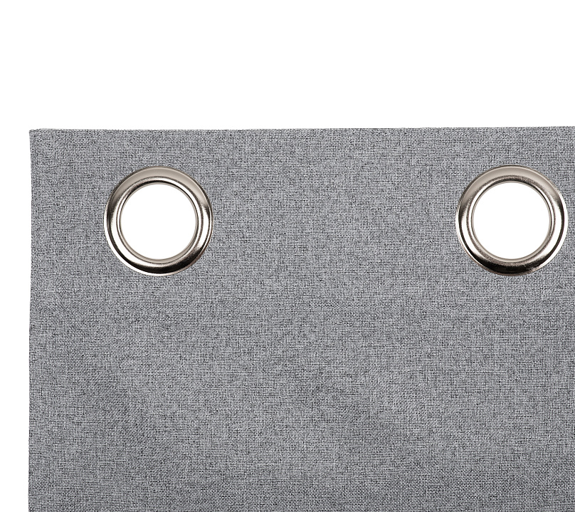 Штора Премиум Рогожка v02 с креплением Люверсы. Фото 3