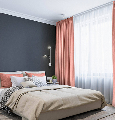 Канвас однотонные v23 с креплением Тесьма