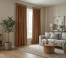 Штора Микровелюр v27 с креплением Петли