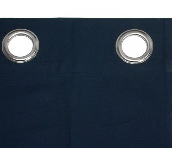 Шторы Стандарт темно-синие на люверсах. Фото 5