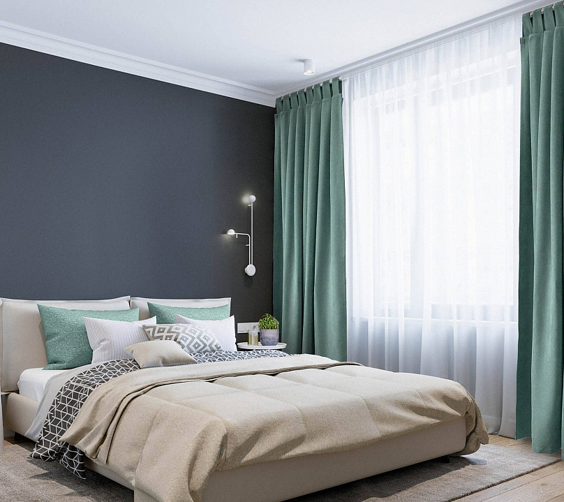 Канвас однотонные v31 с креплением Петли без липучек . Фото 1