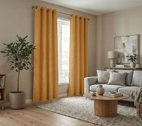 Штора Микровелюр v11 с креплением Люверсы