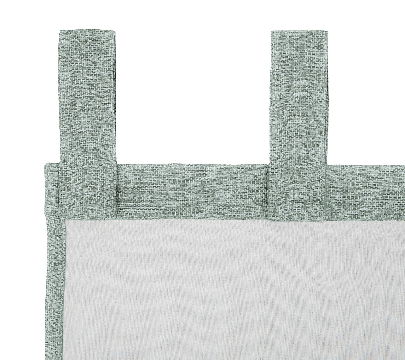 Штора Димаут Рогожка с креплением Петли с липучкой v14. Фото 4