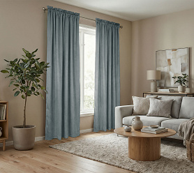 Штора Микровелюр v21 с креплением Кулиса с гребешком