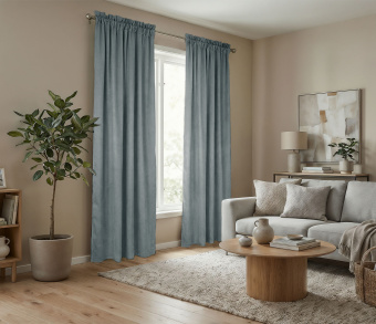 Штора Микровелюр v21 с креплением Кулиса с гребешком. Фото 2