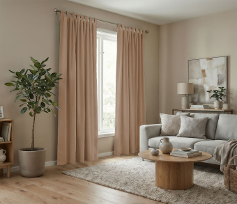 Штора Микровелюр v06 с креплением Петли с липучкой. Фото 2