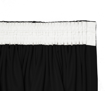 Штора Велюр матовый с креплением Шторная тесьма v33. Фото 4