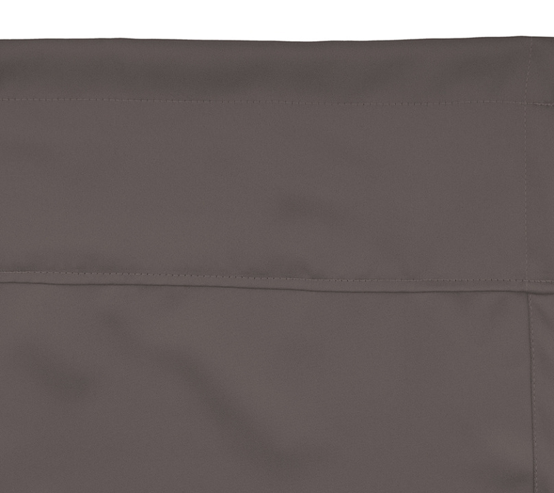 Шторы Премиум светло-коричневые на кулиске с гребешком. Фото 6