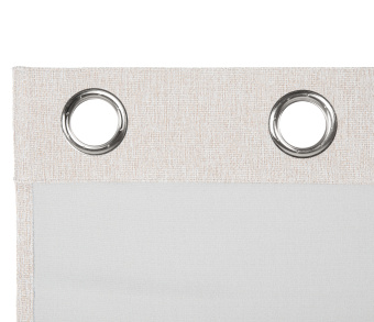 Штора Димаут Рогожка с креплением Люверсы v02. Фото 4