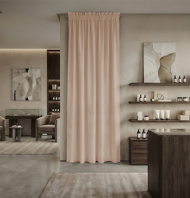 Штора Микровелюр v07 с креплением Кулиса с гребешком