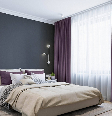 Канвас однотонные v26 с креплением Кулиска 