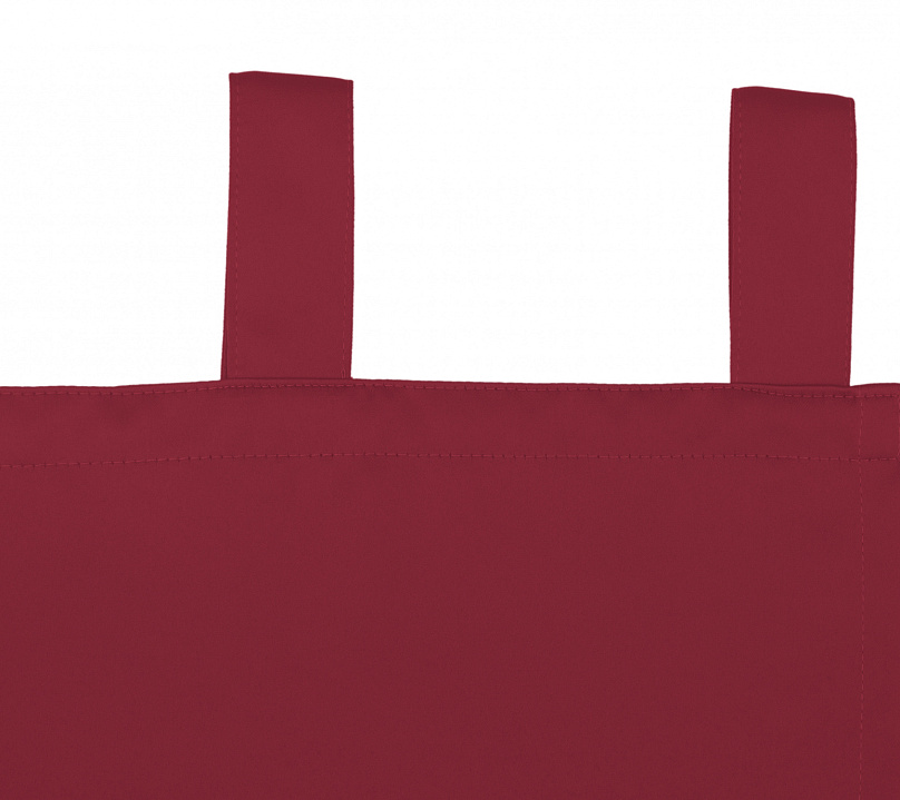 Шторы Премиум красные на петлях без липучек. Фото 6