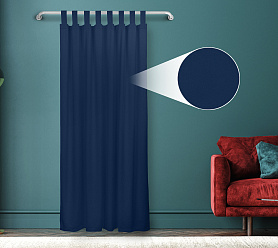 Штора Велюр матовый с креплением Петли v32