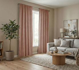 Штора Микровелюр v17 с креплением Кулиса