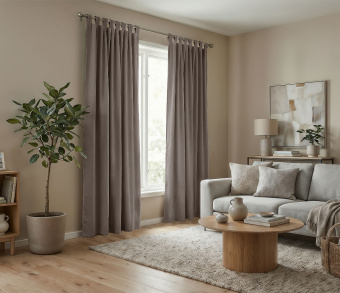 Штора Микровелюр v31 с креплением Петли. Фото 2