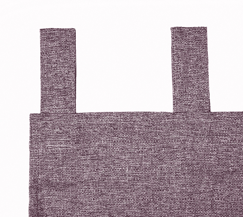 Штора Димаут Рогожка с креплением Петли с липучкой v24. Фото 3