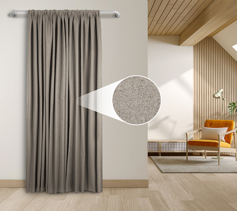 Штора Блэкаут Долли с креплением Кулиса v05. Фото 1