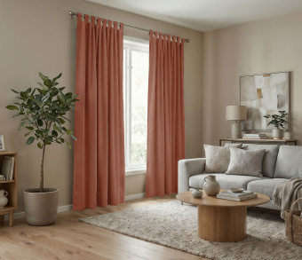 Штора Микровелюр v13 с креплением Петли. Фото 2