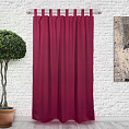 Шторы Премиум рубиновые на петлях без липучек. Фото 3
