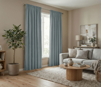 Штора Микровелюр v21 с креплением Шторная тесьма. Фото 2