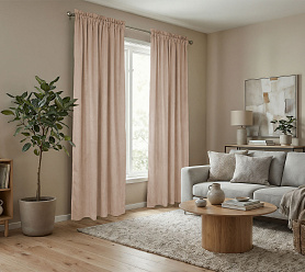 Штора Микровелюр v07 с креплением Кулиса с гребешком