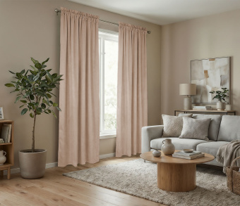 Штора Микровелюр v07 с креплением Кулиса с гребешком. Фото 2