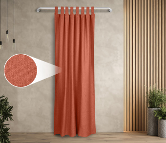 Штора Димаут Рогожка с креплением Петли v22. Фото 1
