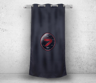 Шторы Премиум с логотипом на люверсах. Фото 8