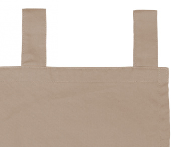 Шторы Стандарт бежевые на петлях без липучек. Фото 5