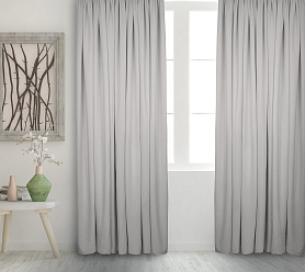 Штора Велюр матовый с креплением Кулиса с гребешком v10