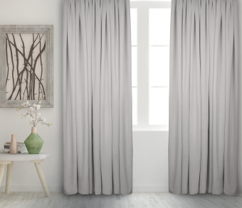 Штора Велюр матовый с креплением Кулиса с гребешком v10. Фото 2