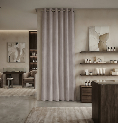 Штора Микровелюр v18 с креплением Люверсы