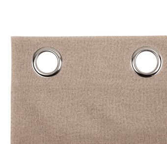 Штора Премиум Рогожка v03 с креплением Люверсы. Фото 3