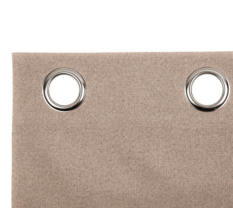 Штора Премиум Рогожка v03 с креплением Люверсы. Фото 3