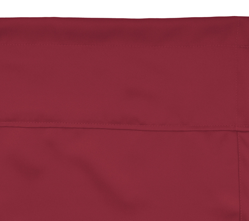 Шторы Премиум красные на кулиске с гребешком. Фото 6