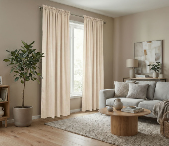 Штора Микровелюр v01 с креплением Кулиса с гребешком. Фото 2