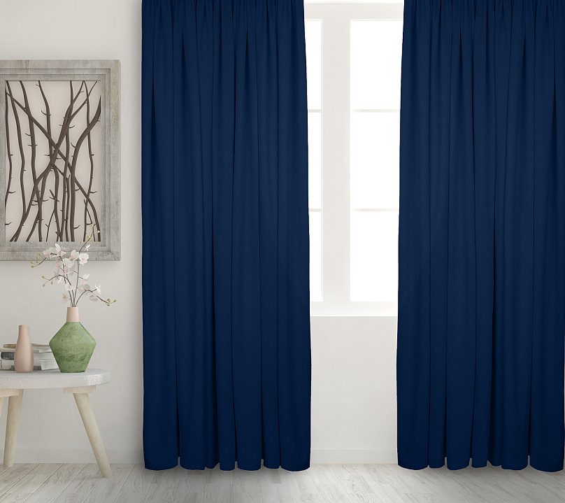 Штора Велюр матовый с креплением Шторная тесьма v32. Фото 2