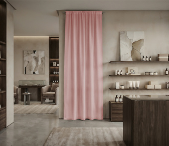 Штора Микровелюр v15 с креплением Кулиса. Фото 1