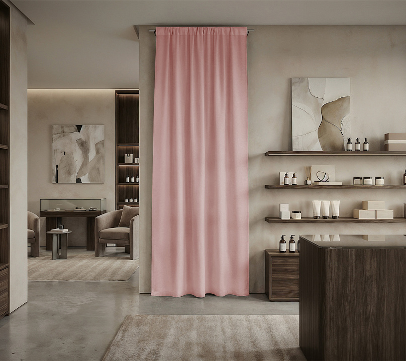 Штора Микровелюр v15 с креплением Кулиса. Фото 1