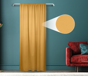 Штора Велюр матовый с креплением Кулиса v22. Фото 1