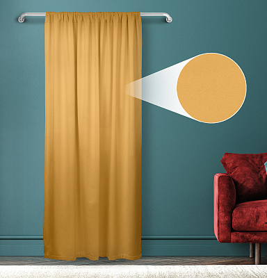 Штора Велюр матовый с креплением Кулиса v22