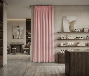 Штора Микровелюр v15 с креплением Шторная тесьма. Фото 1