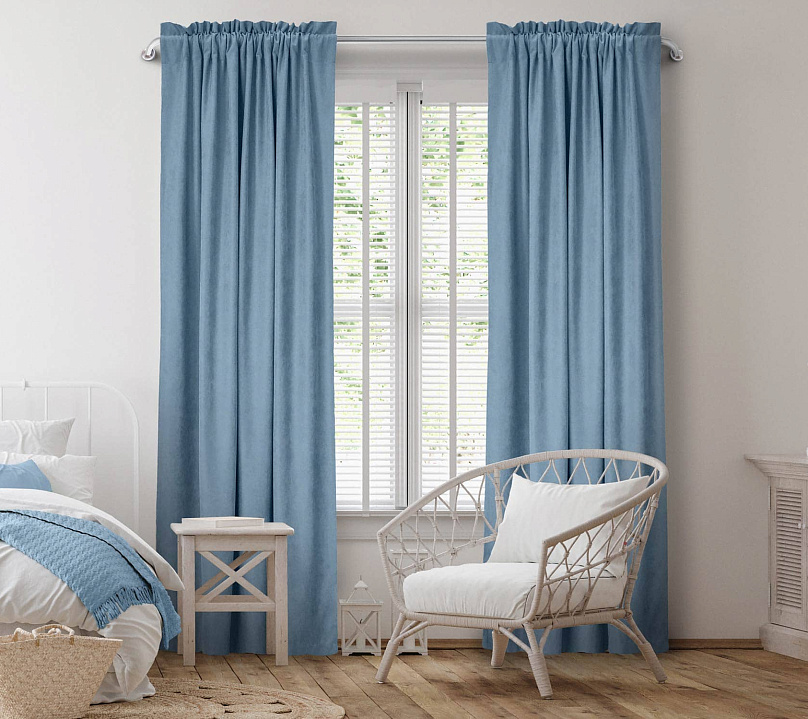 Канвас однотонные v39 с креплением Кулиска с гребешком. Фото 2