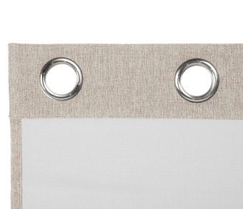 Штора Димаут Рогожка с креплением Люверсы v08. Фото 4