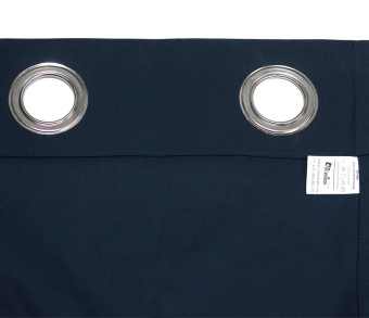 Шторы Стандарт темно-синие на люверсах. Фото 6