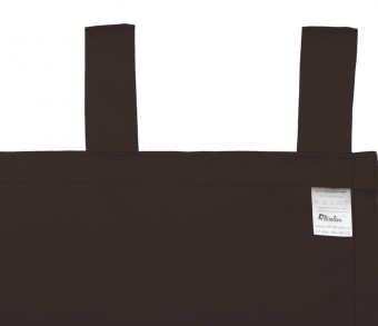 Шторы Премиум коричневые на петлях без липучек. Фото 7