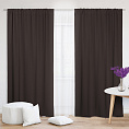 Шторы Премиум коричневые на кулиске. Фото 2